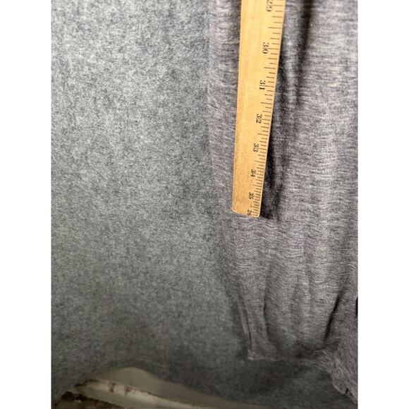 Something Navy Dress Women 1 (Small) Gray Tank Midi Stretch Minimalist Essential - Picture 5 of 7